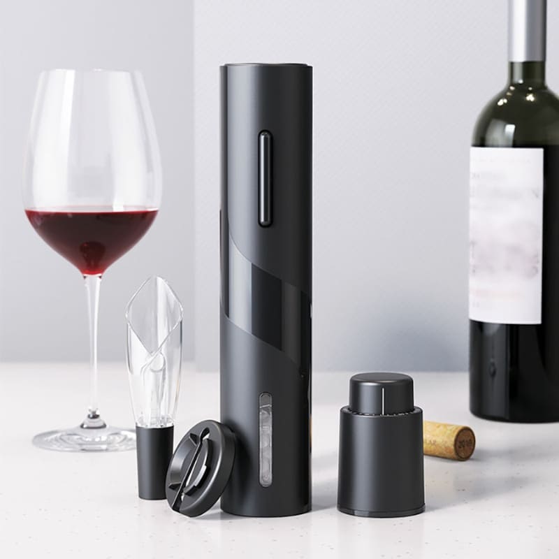 Abridor de Vinho Elétrico Recarregável Kit de Vinho Zeraffe - Zeraffe | Novidades exclusivas e produtos que facilitam sua vida