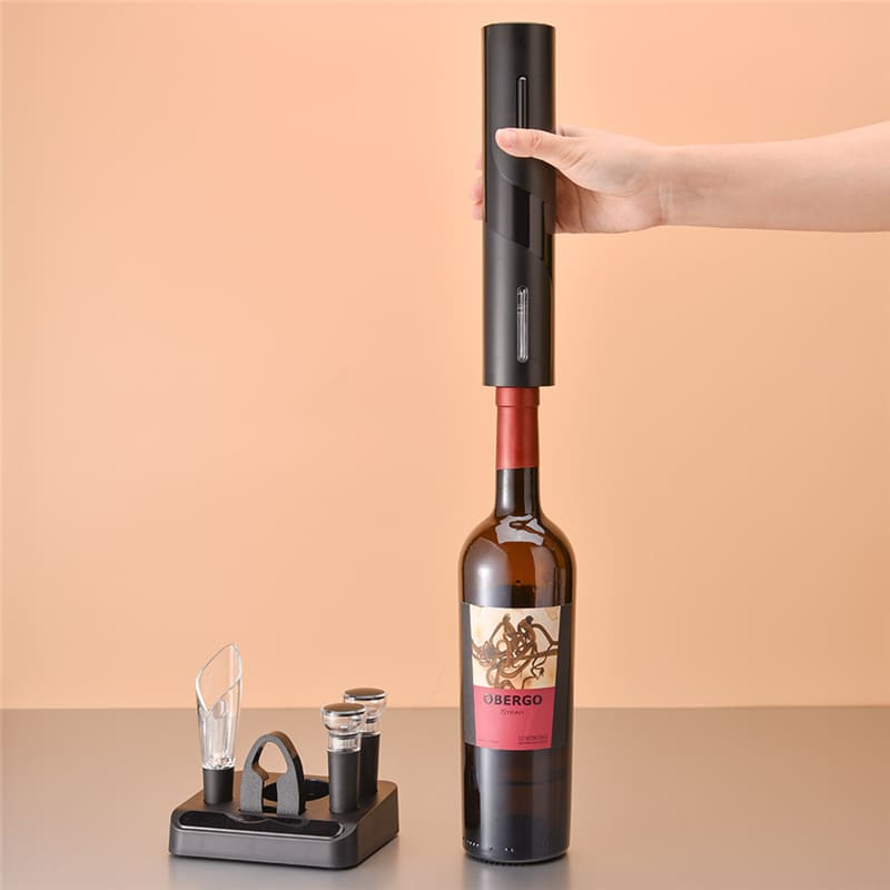 Abridor de Vinho Elétrico Recarregável Kit de Vinho Zeraffe - Zeraffe | Novidades exclusivas e produtos que facilitam sua vida