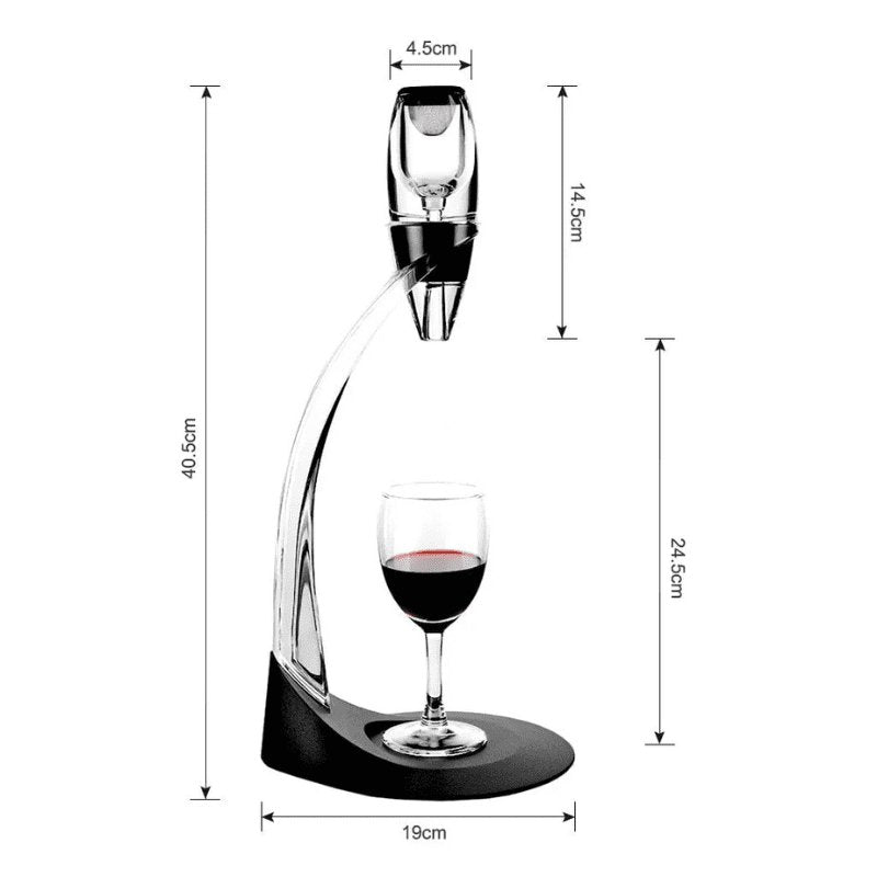 Aerador de Vinho Profissional Portátil Bar em Casa Zeraffe - Zeraffe | Novidades exclusivas e produtos que facilitam sua vida