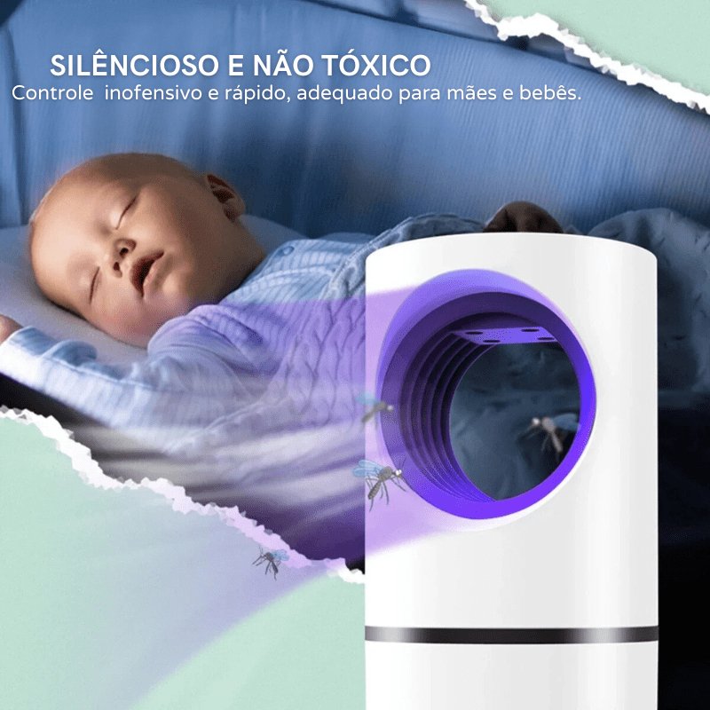 Armadilha Para Mosquito Elétrica Luz Ultravioleta Zeraffe - Zeraffe | Novidades exclusivas e produtos que facilitam sua vida