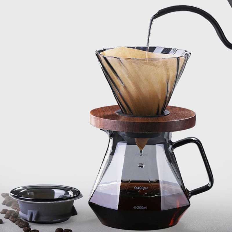 Bule de Café Vidro Borossilicato Coador de Café Hario V60 Zeraffe - Zeraffe | Novidades exclusivas e produtos que facilitam sua vida