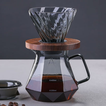 Bule de Café Vidro Borossilicato Coador de Café Hario V60 Zeraffe - Zeraffe | Novidades exclusivas e produtos que facilitam sua vida