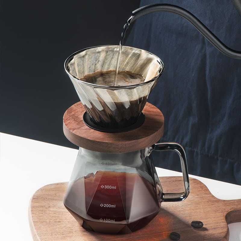 Bule de Café Vidro Borossilicato Coador de Café Hario V60 Zeraffe - Zeraffe | Novidades exclusivas e produtos que facilitam sua vida