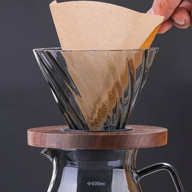 Bule de Café Vidro Borossilicato Coador de Café Hario V60 Zeraffe - Zeraffe | Novidades exclusivas e produtos que facilitam sua vida