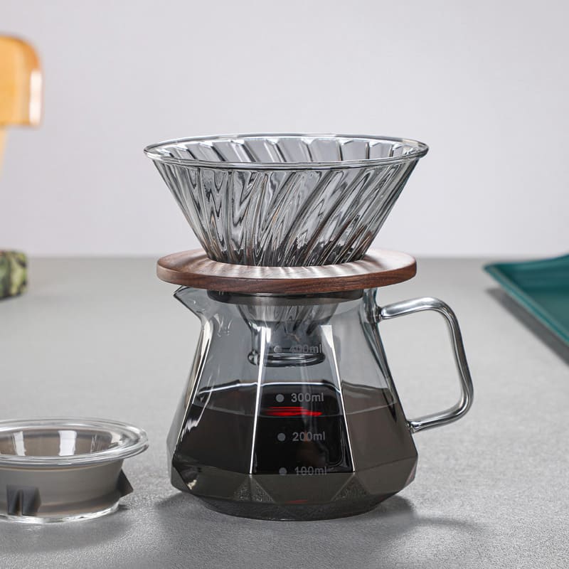 Bule de Café Vidro Borossilicato Coador de Café Hario V60 Zeraffe - Zeraffe | Novidades exclusivas e produtos que facilitam sua vida