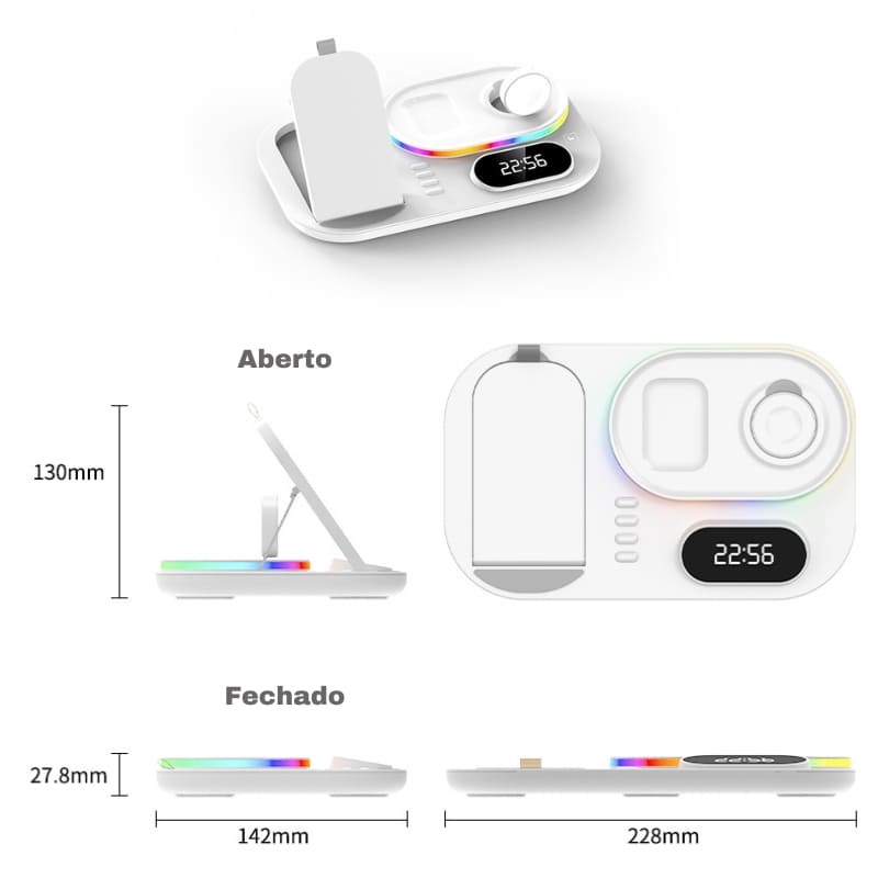 Carregador por Indução Sem Fio Iphone/Samsung/Huawei Zeraffe - Zeraffe | Novidades exclusivas e produtos que facilitam sua vida