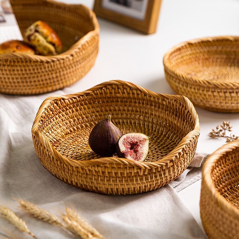 Cesta de Vime em Rattan Feita a Mão - Zeraffe | Novidades exclusivas e produtos que facilitam sua vida