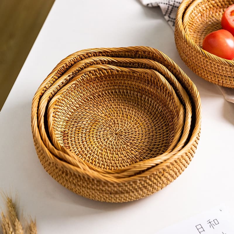 Cesta de Vime em Rattan Feita a Mão - Zeraffe | Novidades exclusivas e produtos que facilitam sua vida