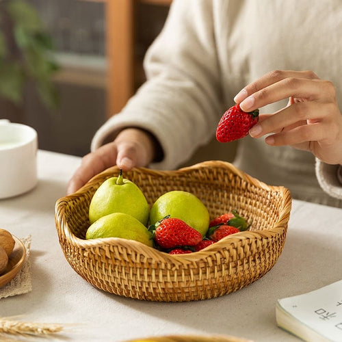 Cesta de Vime em Rattan Feita a Mão - Zeraffe | Novidades exclusivas e produtos que facilitam sua vida