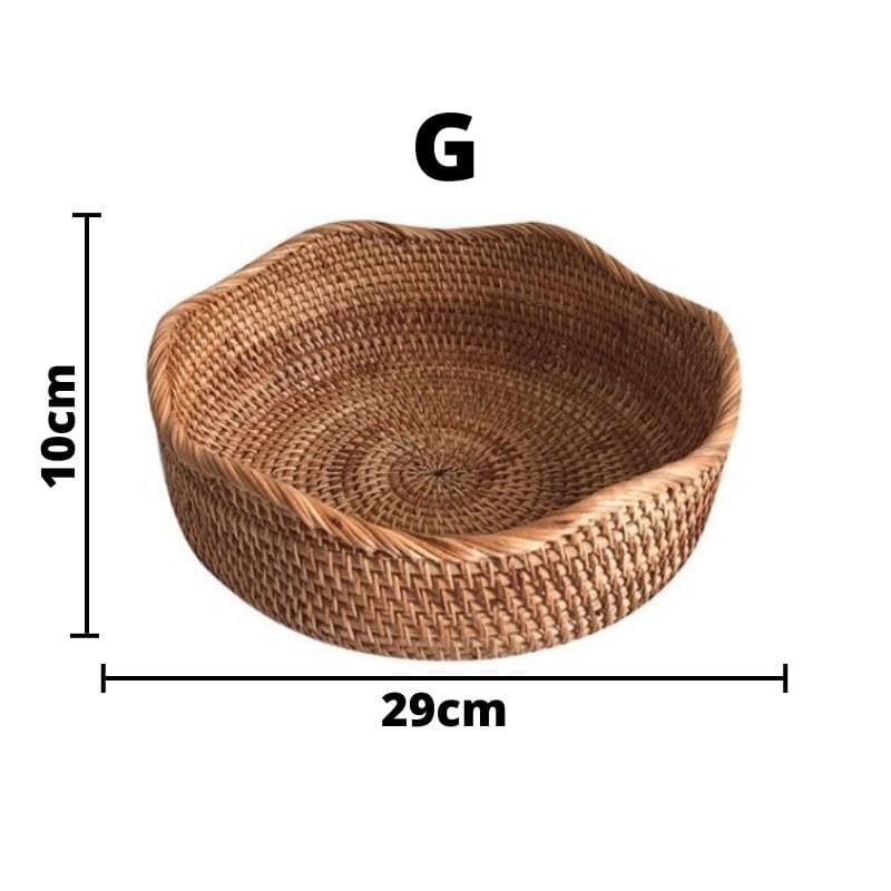 Cesta de Vime em Rattan Feita a Mão - Zeraffe | Novidades exclusivas e produtos que facilitam sua vida