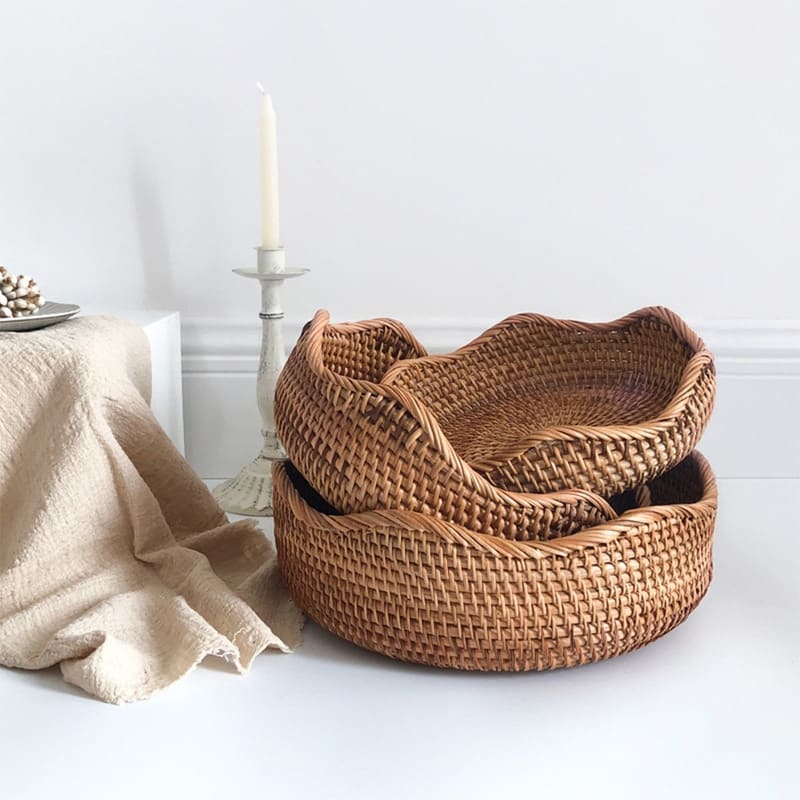 Cesta de Vime em Rattan Feita a Mão - Zeraffe | Novidades exclusivas e produtos que facilitam sua vida