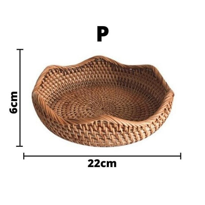 Cesta de Vime em Rattan Feita a Mão - Zeraffe | Novidades exclusivas e produtos que facilitam sua vida