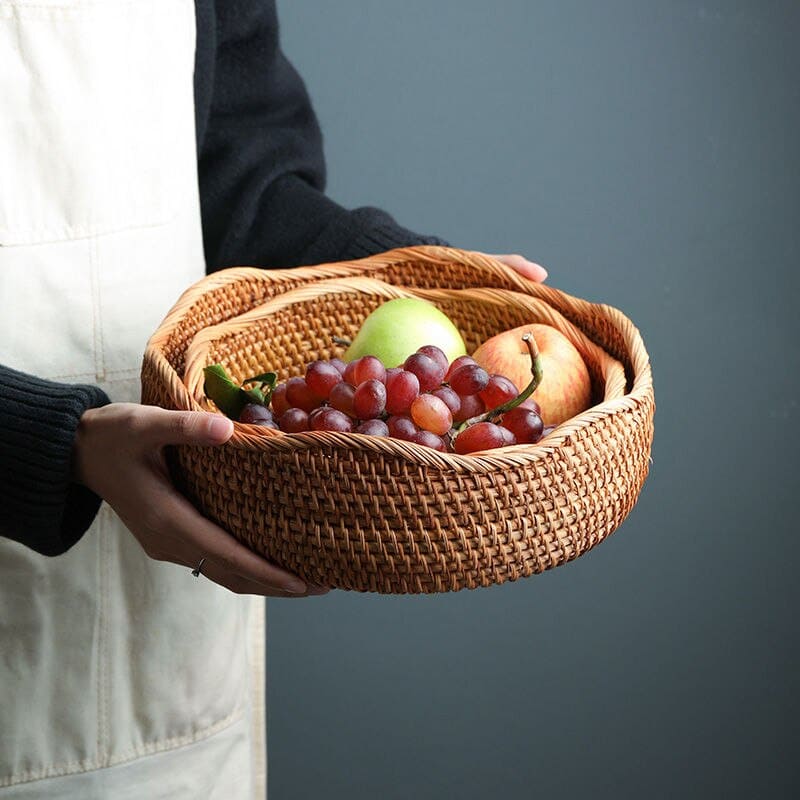 Cesta de Vime em Rattan Feita a Mão - Zeraffe | Novidades exclusivas e produtos que facilitam sua vida