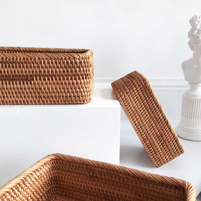 Cesto de Palha Rattan Feito a Mão Zeraffe - Zeraffe | Novidades exclusivas e produtos que facilitam sua vida