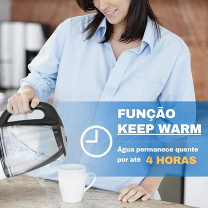 Chaleira Elétrica 2L Borossilicato 110v/220v Zeraffe - Zeraffe | Novidades exclusivas e produtos que facilitam sua vida