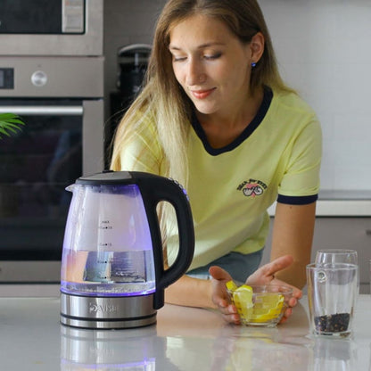 Chaleira Elétrica 2L Borossilicato 110v/220v Zeraffe - Zeraffe | Novidades exclusivas e produtos que facilitam sua vida