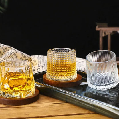 Copo de Whisky Cristal com Base Rotativo Bar em Casa Zeraffe - Zeraffe | Novidades exclusivas e produtos que facilitam sua vida