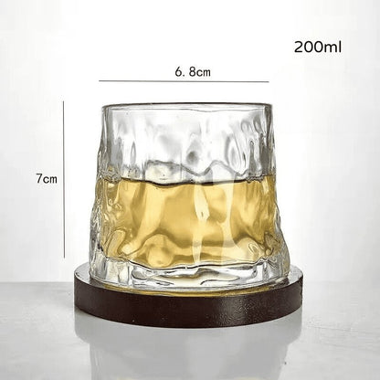 Copo de Whisky Cristal com Base Rotativo Bar em Casa Zeraffe - Zeraffe | Novidades exclusivas e produtos que facilitam sua vida