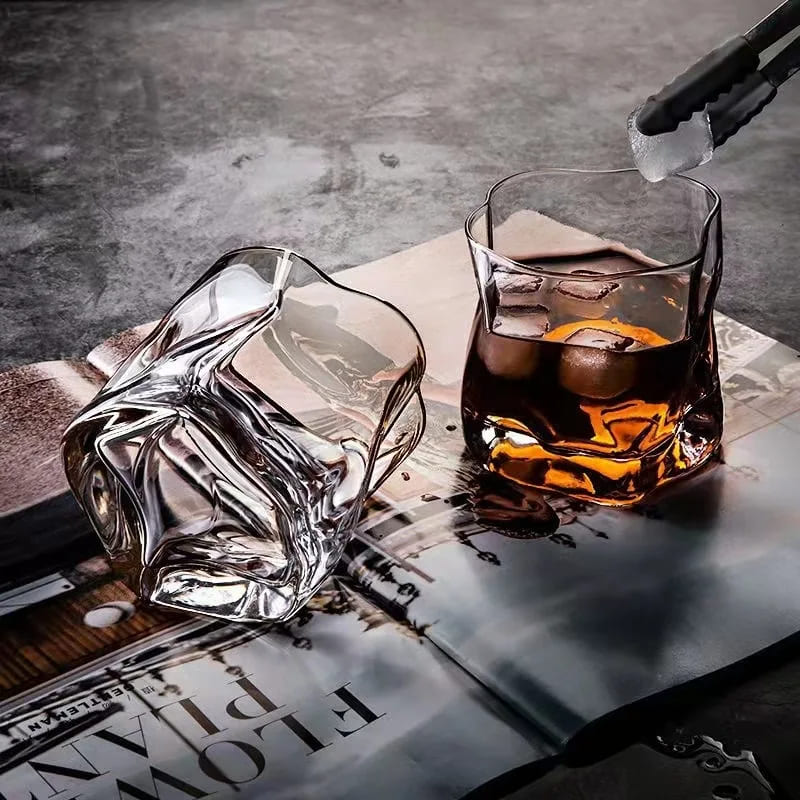 Copo de Whisky Cristal Drinks Irregular Bar em Casa Zeraffe - Zeraffe | Novidades exclusivas e produtos que facilitam sua vida