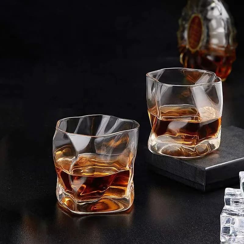 Copo de Whisky Cristal Drinks Irregular Bar em Casa Zeraffe - Zeraffe | Novidades exclusivas e produtos que facilitam sua vida