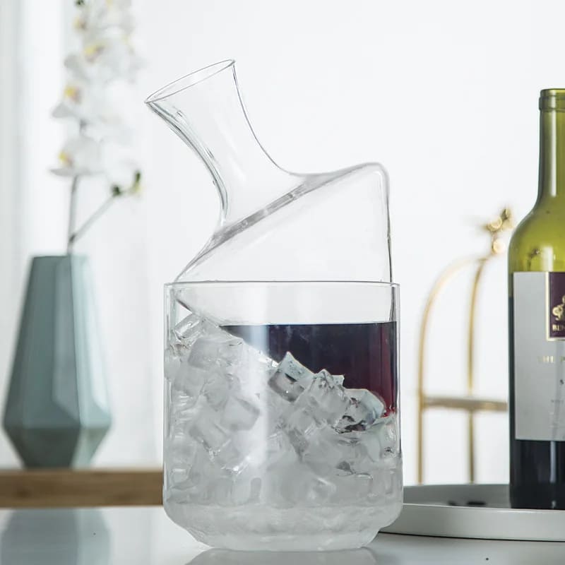 Decanter de Vinho e Whisky Balde de Gelo Vidro Bar Zeraffe - Zeraffe | Novidades exclusivas e produtos que facilitam sua vida