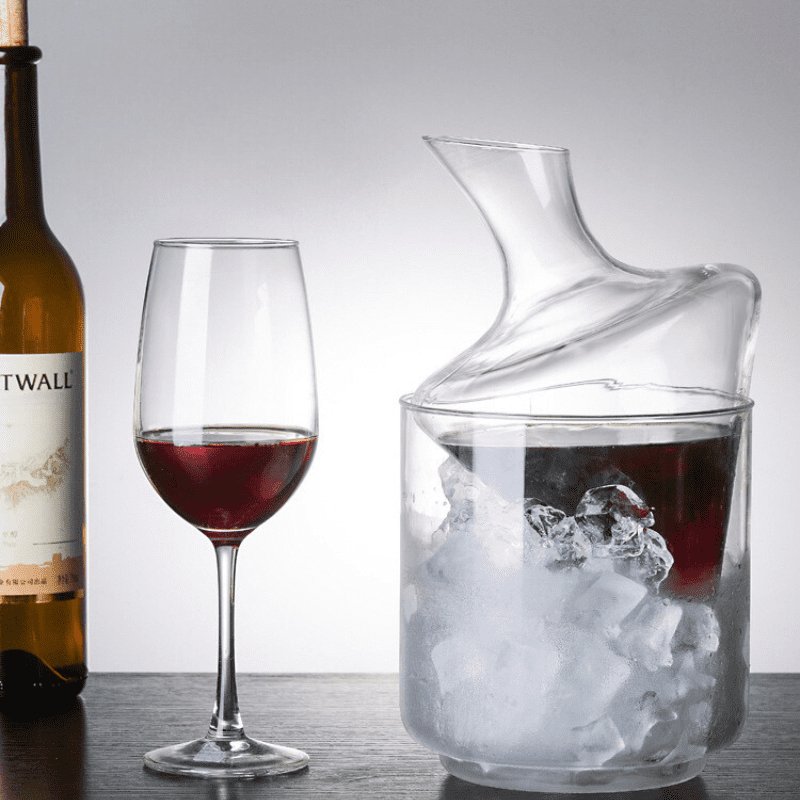 Decanter de Vinho e Whisky Balde de Gelo Vidro Bar Zeraffe - Zeraffe | Novidades exclusivas e produtos que facilitam sua vida