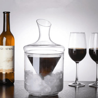 Decanter de Vinho e Whisky Balde de Gelo Vidro Bar Zeraffe - Zeraffe | Novidades exclusivas e produtos que facilitam sua vida