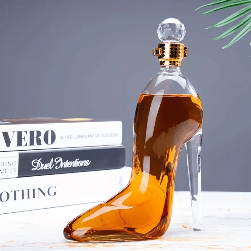 Decanter de Vinho e Whisky Vidro Sapato Bar em Casa Zeraffe - Zeraffe | Novidades exclusivas e produtos que facilitam sua vida