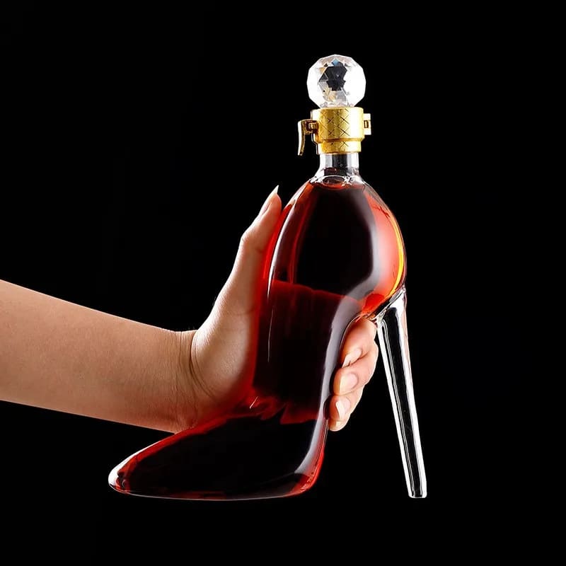 Decanter de Vinho e Whisky Vidro Sapato Bar em Casa Zeraffe - Zeraffe | Novidades exclusivas e produtos que facilitam sua vida