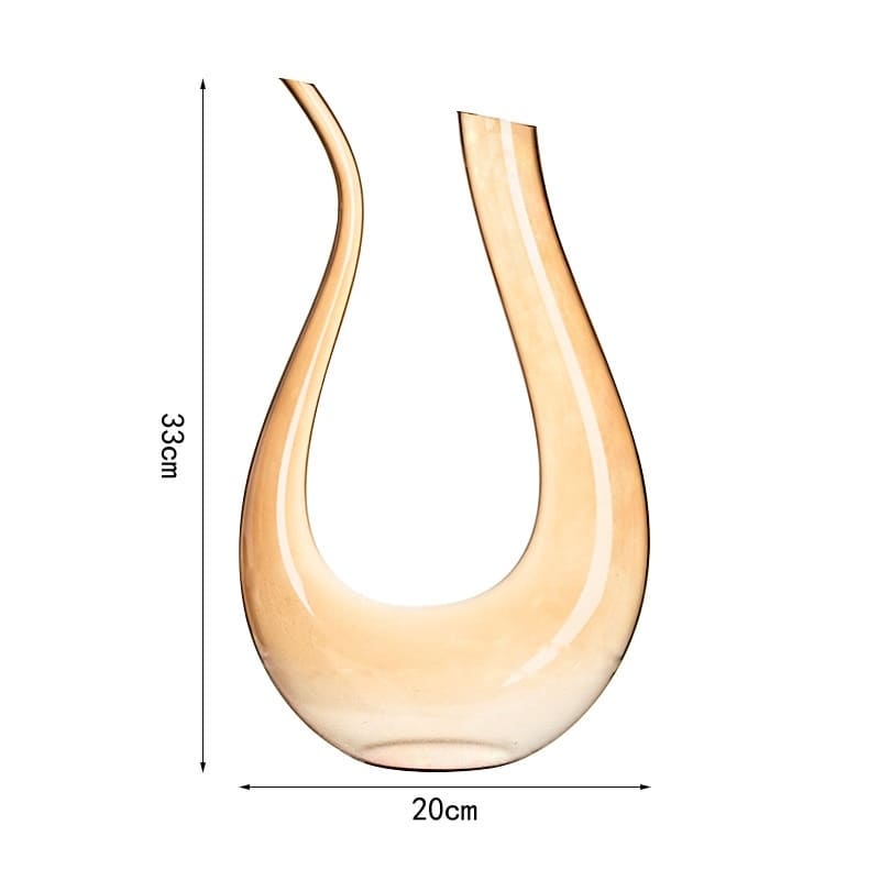 Decanter de Vinho Recipiente de Vidro Cisne Decantador Ambar Zeraffe - Zeraffe | Novidades exclusivas e produtos que facilitam sua vida