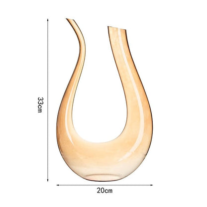 Decanter de Vinho Recipiente de Vidro Cisne Decantador Ambar Zeraffe - Zeraffe | Novidades exclusivas e produtos que facilitam sua vida