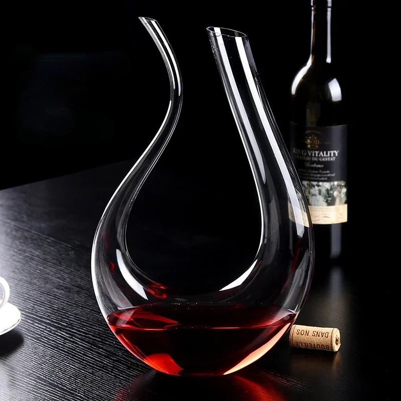 Decanter de Vinho Recipiente de Vidro Cisne Decantador Zeraffe - Zeraffe | Novidades exclusivas e produtos que facilitam sua vida