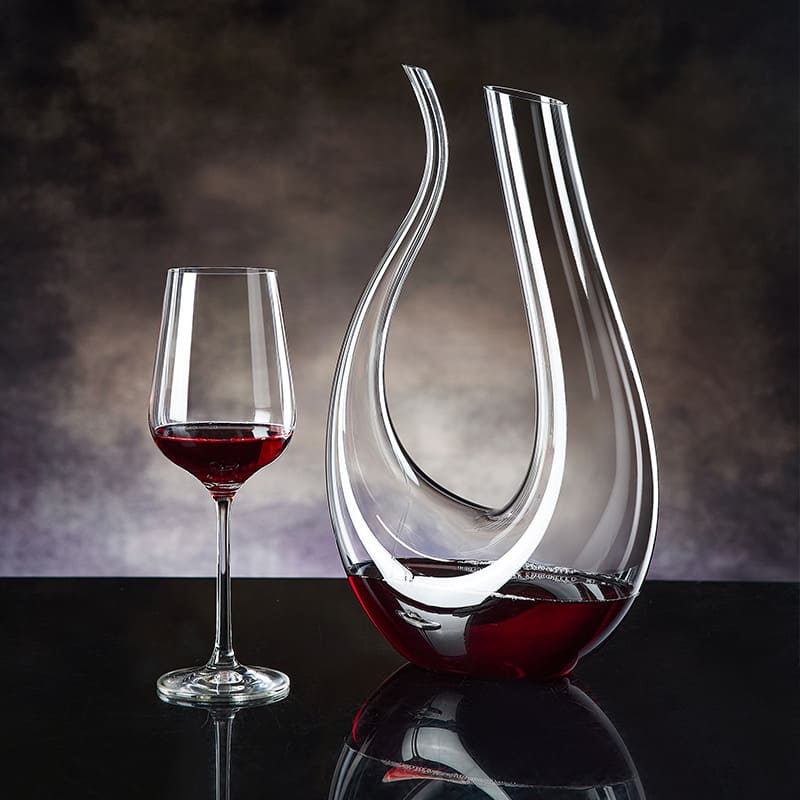 Decanter de Vinho Recipiente de Vidro Cisne Decantador Zeraffe - Zeraffe | Novidades exclusivas e produtos que facilitam sua vida