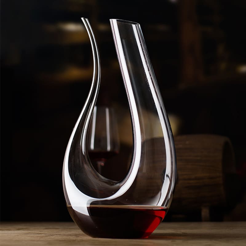 Decanter de Vinho Recipiente de Vidro Cisne Decantador Zeraffe - Zeraffe | Novidades exclusivas e produtos que facilitam sua vida