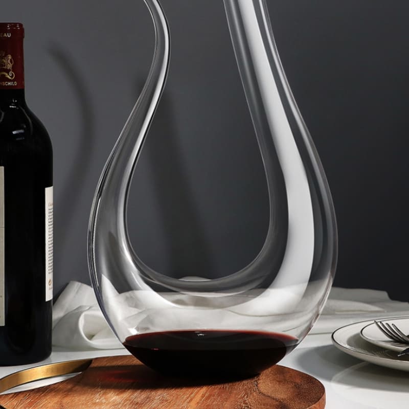 Decanter de Vinho Recipiente de Vidro Cisne Decantador Zeraffe - Zeraffe | Novidades exclusivas e produtos que facilitam sua vida