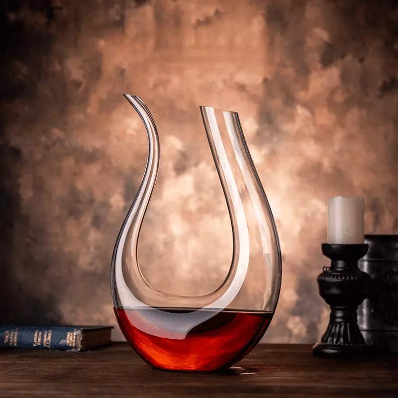 Decanter de Vinho Recipiente de Vidro Cisne Decantador Zeraffe - Zeraffe | Novidades exclusivas e produtos que facilitam sua vida