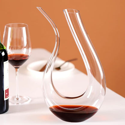 Decanter de Vinho Recipiente de Vidro Cisne Decantador Zeraffe - Zeraffe | Novidades exclusivas e produtos que facilitam sua vida