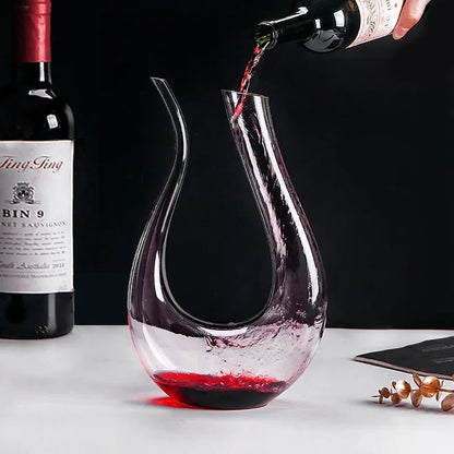 Decanter de Vinho Recipiente de Vidro Cisne Decantador Zeraffe - Zeraffe | Novidades exclusivas e produtos que facilitam sua vida