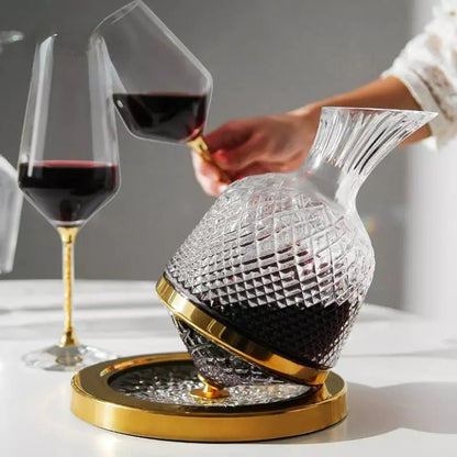 Decanter de Vinho Recipiente de Vidro Cristal Decantador Zeraffe - Zeraffe | Novidades exclusivas e produtos que facilitam sua vida