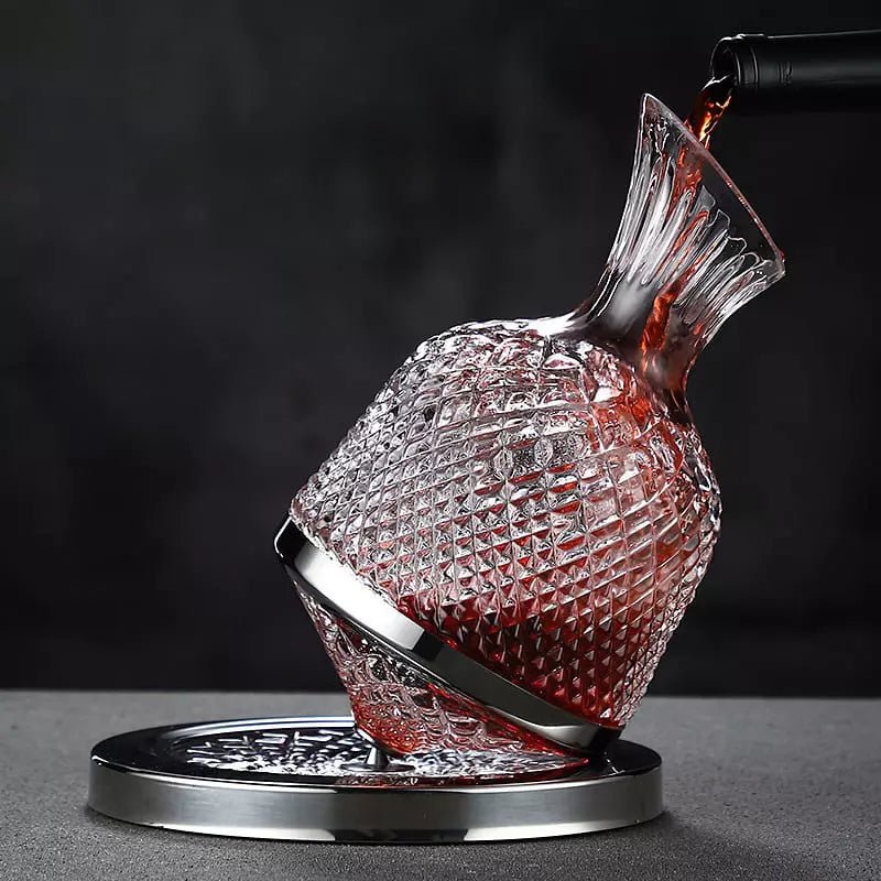 Decanter de Vinho Recipiente de Vidro Cristal Decantador Zeraffe - Zeraffe | Novidades exclusivas e produtos que facilitam sua vida