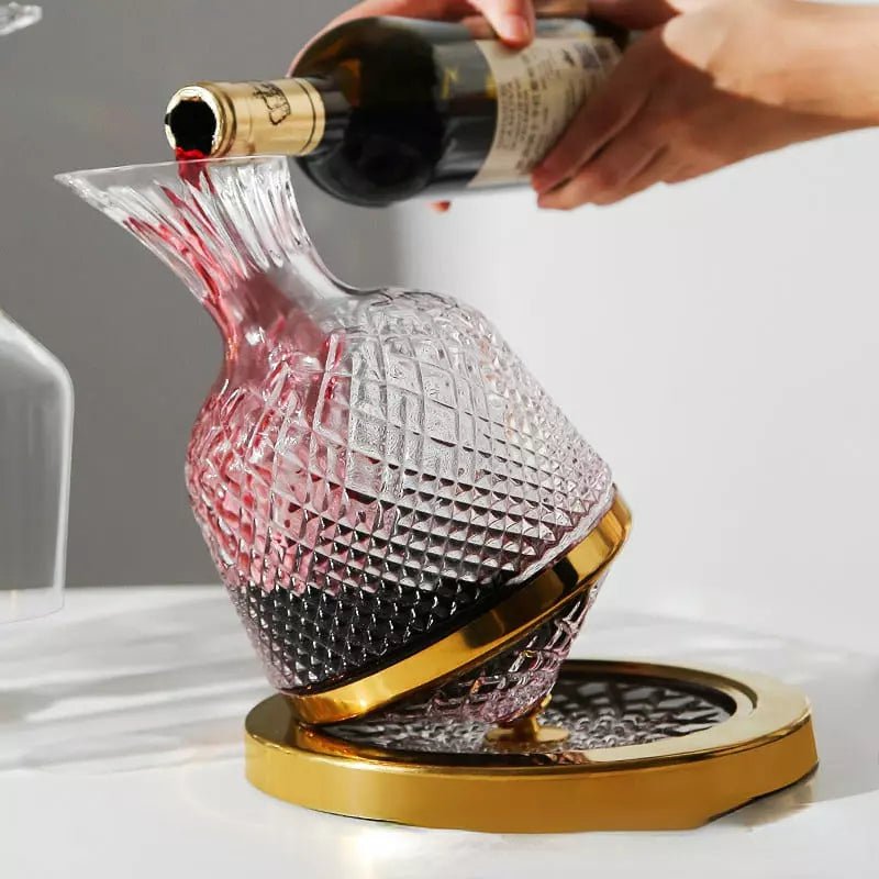 Decanter de Vinho Recipiente de Vidro Cristal Decantador Zeraffe - Zeraffe | Novidades exclusivas e produtos que facilitam sua vida