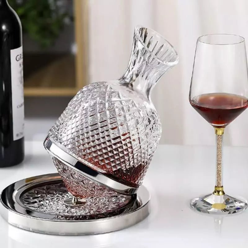 Decanter de Vinho Recipiente de Vidro Cristal Decantador Zeraffe - Zeraffe | Novidades exclusivas e produtos que facilitam sua vida