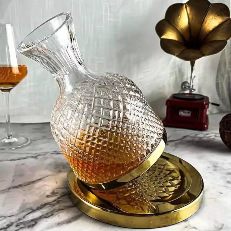 Decanter de Vinho Recipiente de Vidro Cristal Decantador Zeraffe - Zeraffe | Novidades exclusivas e produtos que facilitam sua vida