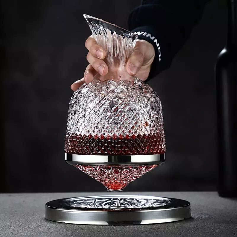 Decanter de Vinho Recipiente de Vidro Cristal Decantador Zeraffe - Zeraffe | Novidades exclusivas e produtos que facilitam sua vida