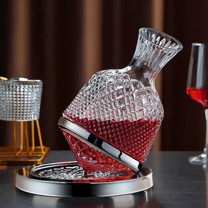 Decanter de Vinho Recipiente de Vidro Cristal Decantador Zeraffe - Zeraffe | Novidades exclusivas e produtos que facilitam sua vida