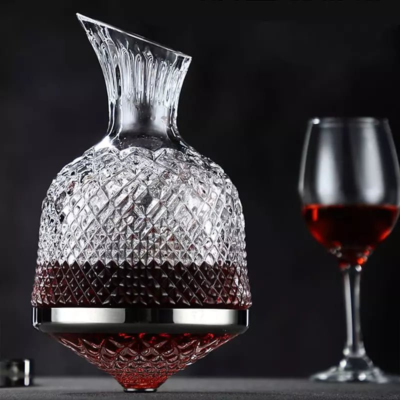 Decanter de Vinho Recipiente de Vidro Cristal Decantador Zeraffe - Zeraffe | Novidades exclusivas e produtos que facilitam sua vida