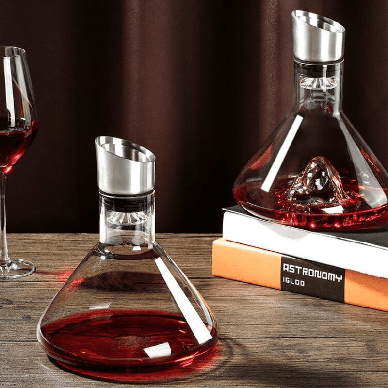 Decanter de Vinho Vidro Iceberg Aerador Home Bar Zeraffe - Zeraffe | Novidades exclusivas e produtos que facilitam sua vida