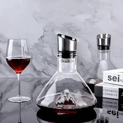 Decanter de Vinho Vidro Iceberg Aerador Home Bar Zeraffe - Zeraffe | Novidades exclusivas e produtos que facilitam sua vida