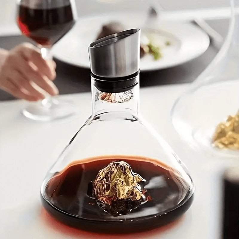 Decanter de Vinho Vidro Iceberg Aerador Home Bar Zeraffe - Zeraffe | Novidades exclusivas e produtos que facilitam sua vida