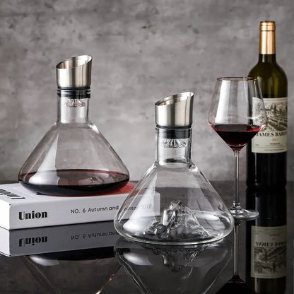 Decanter de Vinho Vidro Iceberg Aerador Home Bar Zeraffe - Zeraffe | Novidades exclusivas e produtos que facilitam sua vida